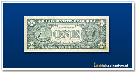 1 Dollar George Washington Keerzijde inwisselen